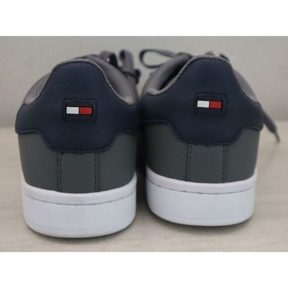 Tommy Hilfiger Men’s Sz 9M Light Gray Lampkin Flag Cup-Sole Low Top Sneakers SIB - Picture 2 of 12